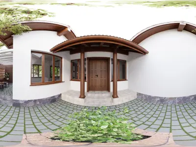 COURTYARD HOUSE 3D model