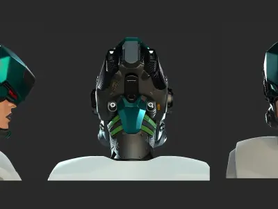 Helmet 03 01 3D model
