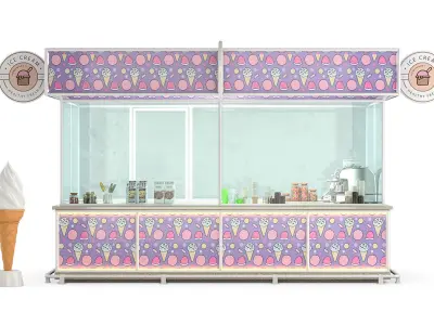 Ice Cream Shop 3D model