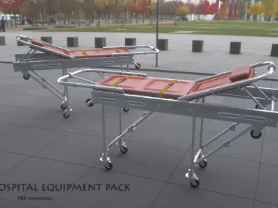  HOSPITAL EQUIPMENT PACK 3D model