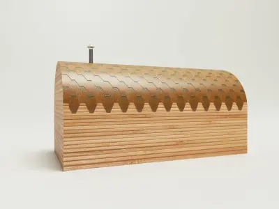 Bathhouse barell 2 3D model