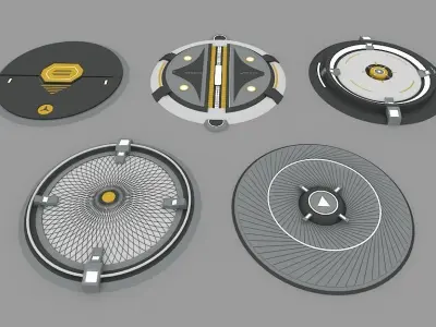 SCI-FI 3DS MAX 2015 5 MODEL 3D model