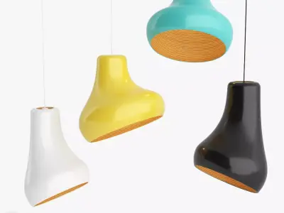 Samba pendant lamp by Hive 3D model