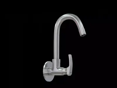 TRESCO sink TAP Low-poly 3D model