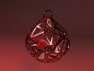 christmas ball 3D print model