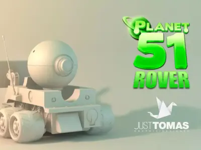Planet 51 Rover 3D model