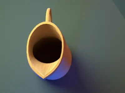 clay jug Free low-poly 3D model