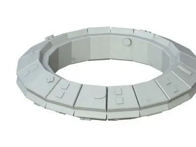 Sci Fi Object No 4256 Low Poly Low-poly 3D model