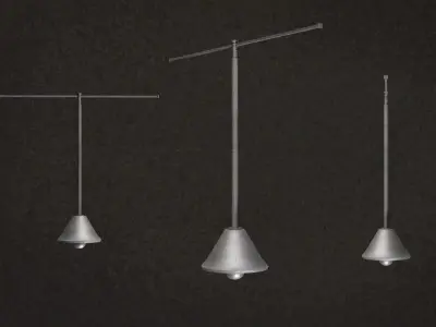 Lamp Pendant Series LumixRoof LT1 N0 - G0 3D model