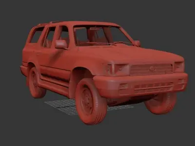 Toyota 4Runner Mk2 5door 1992 3D print model