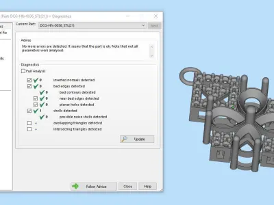 Half set 0036 3D print model
