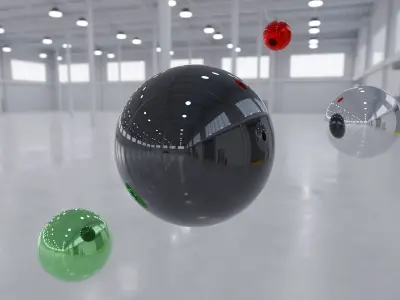 HDRI - Industrial Warehouse Interior 5 Texture