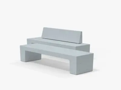 METALCO SARAH BENCHES COLLECTION 3D model
