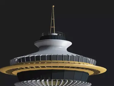 Space Needle 3D model