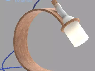  DIY desk lamp 3D model