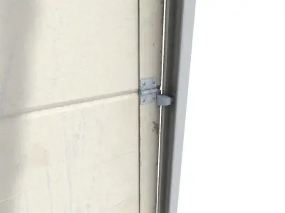 Animated Garage Door Low-poly 3D model