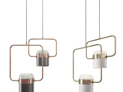 Modern track light-04 3D model