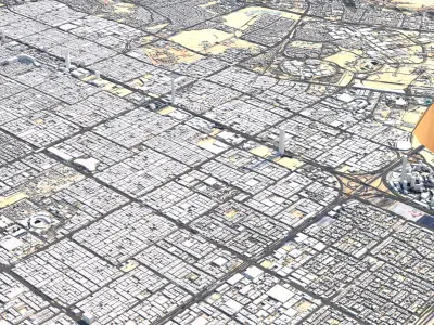 Riyadh City Saudi Arabia 3D model