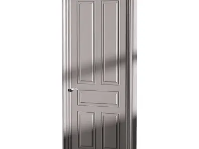 Modern entrance door 80 3D model