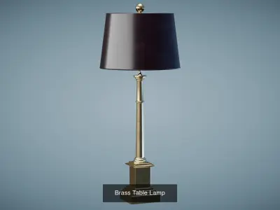 10 Table Lamp collection 3D Model Pack