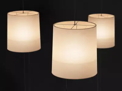 RK04016 floor lamp with stairs 3D model