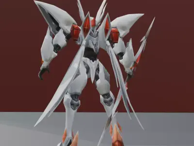 tekkaman blade 3D model