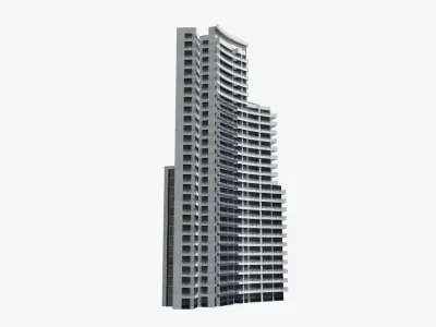Verve Broadbeach Low-poly 3D model