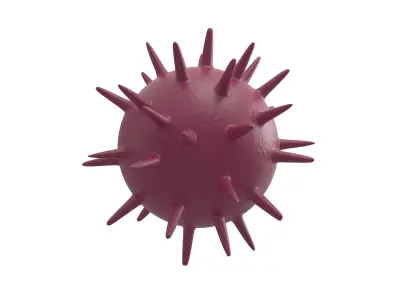 Virus v3 003 Low-poly 3D model