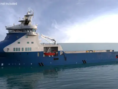  Handling Tug Vessel with Arthropod 600 Subsea Pipeline Trencher 