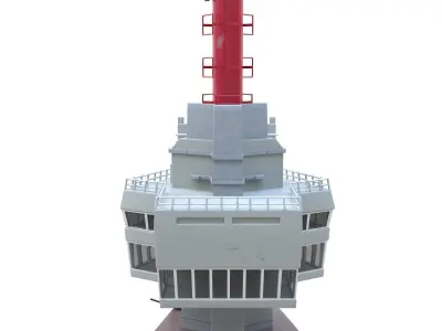 Telecommunication Tower 02 3D model