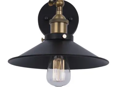 Zellner Light Dark Gray Wallchiere 3D model