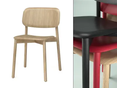 Soft Edge 12 Chair 3D model
