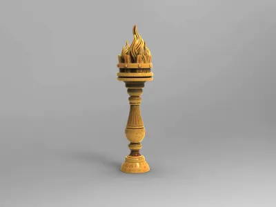 Medieval Braziers 3D print model