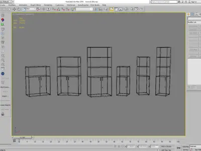 closet komod d02 3D model