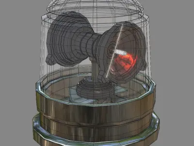 Warning Light 3D model