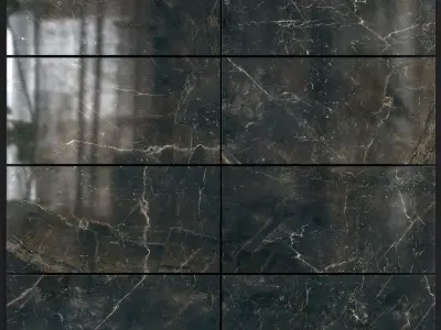 Yurtbay Seramik Carelia Black 600x1200 3D model