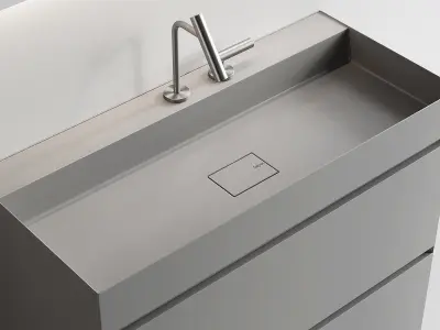 Falper Pure Vanity Unit Set 4 3D model