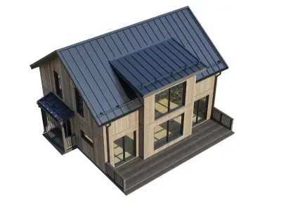 Modern house v100 3D model