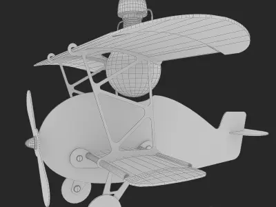 BABY PILOTO AZUL LAMP LEROYMERLIN  3D model