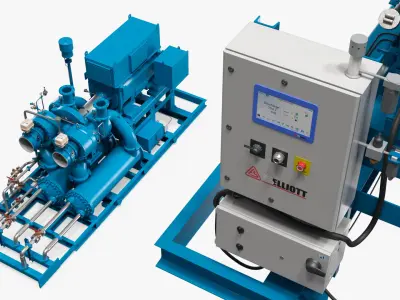  Polaris FS Industrial Air Compressor Blue 