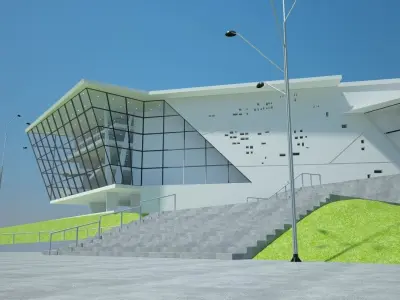 House Model-Centro del Saber 3D model