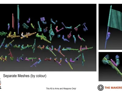 Misc - Trench Crusade Arms 3D print model