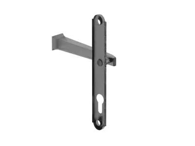 Frelan PVCu Lever Door Handle 3D model
