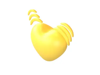 Beating Heart v1 004 Low-poly 3D model