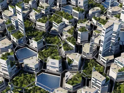 Future City A 5 3D model