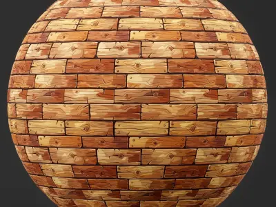 Stylized Wood Seamless Texture  Texture