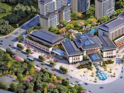 Luxury Waterfront Mixed-use Resort Complex 3D model