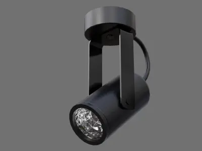 Spotlight 2 wall lamp Low-poly 3D model