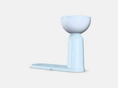 BETTORP LED mobile lamp w wireless charging Low-poly 3D model