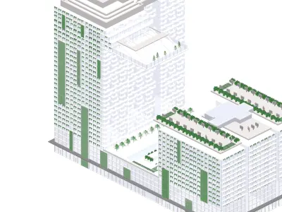 Sydney Central Park Mall 3D model